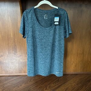 BRAND NEW WITH TAGS Nike Heather Gray Dri-FIT Tee